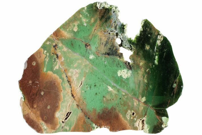Polished Chrome Chalcedony Slab - Western Australia #221427